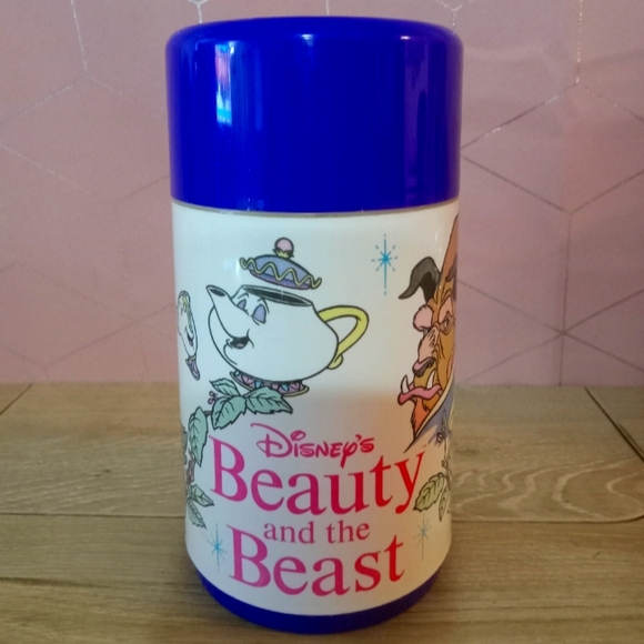 Disney Other - Vintage 1990s Disneys Beauty and the Beast thermos